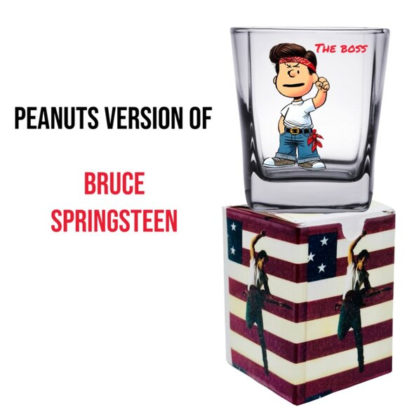 Classic Rock Musicians/PEANUTS Character SHOT Glass/Gift Box! - Picture 3 of 16